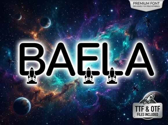 Baela: A Display Typeface That Lifts Campaign Headlines Off the Page