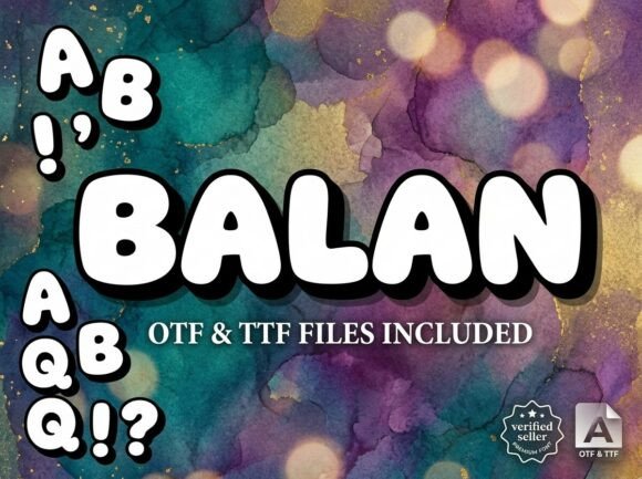 Balan: A Distinctive Display Font for Editorial Impact