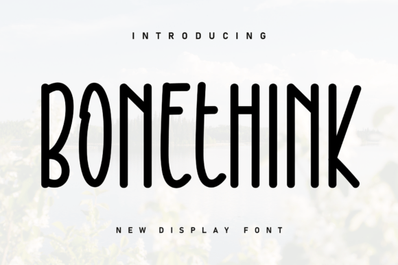 Bonethink: A Handwritten Display Font That Builds Brand Trust