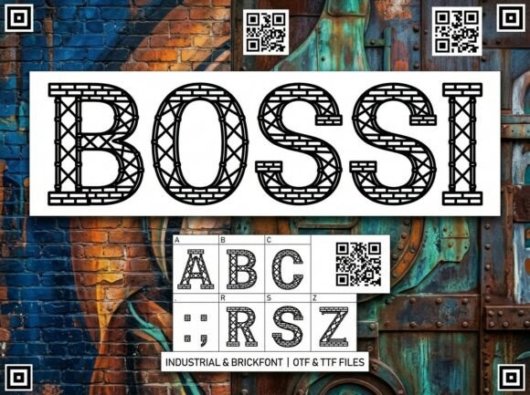 Bossi: A Bold Display Typeface for Handmade Brands