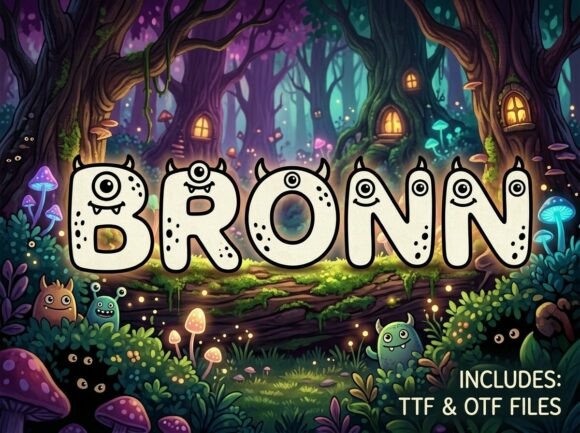 Bronn: A Bold Display Font for Editorial Impact