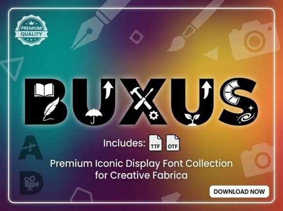 Buxus: A Display Typeface That Makes Your Campaigns Instantly Clear
