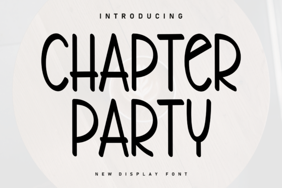 Chapter Party: A Handwritten Display Font for Cozy Web Branding