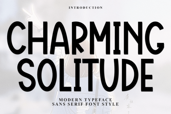 Charming Solitude: A Festive Typeface for Branding