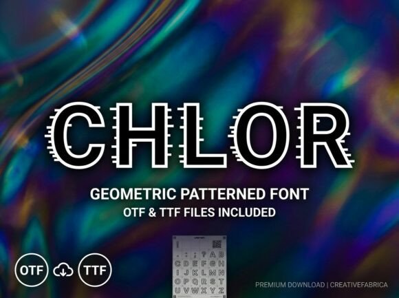 Chlor: A Modern Display Typeface for Digital Impact