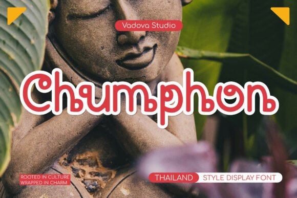 Chumphon: A Playful Display Typeface for Digital Brands