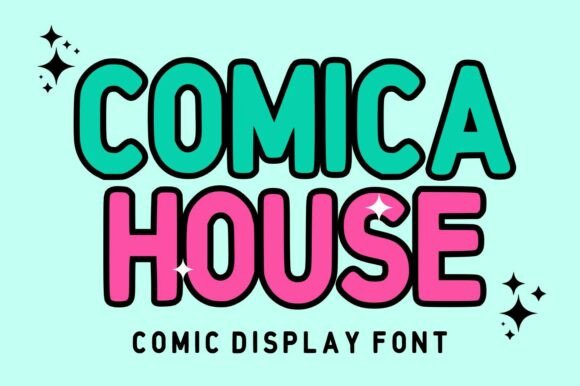 Comica House: The Playful Display Font for Bold Editorials