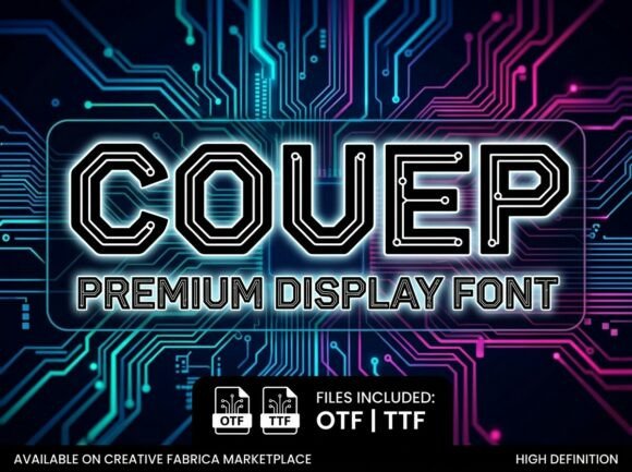Couep: A Display Typeface That Commands Attention