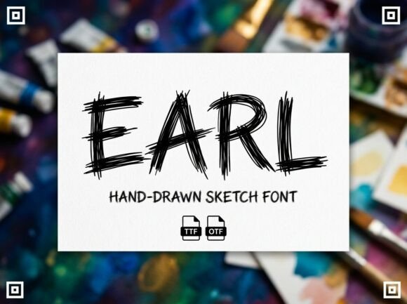 Earl Font: A Bold Display Typeface for Digital Creators