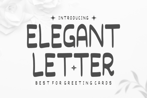 Elegant Letter: A Display Font That Brings Magic to Branding