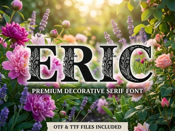 Eric: A Display Font with Unmistakable Character
