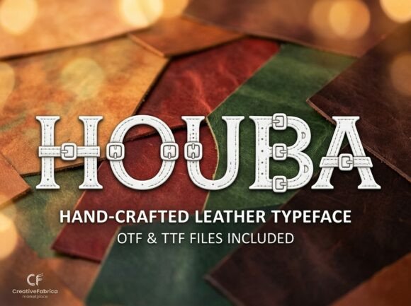 Houba: A Standout Display Font for Small Business Branding