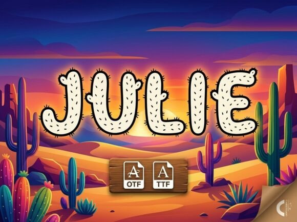 Julie Font: The Display Typeface for Bold Digital Campaigns