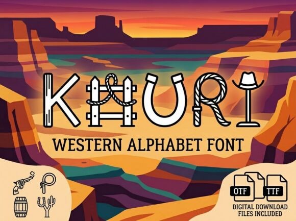 Kauri: A Display Typeface That Gives Your Brand Wild-West Charm
