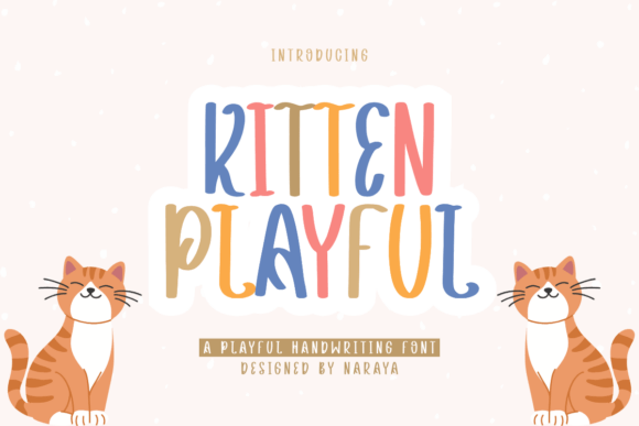 Kitten Playful: A Handwriting Display Font for Marketers