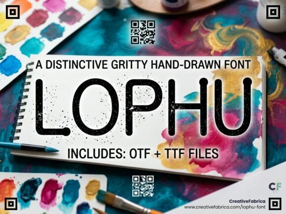 Lophu: A Distinctive Display Typeface for Memorable Branding