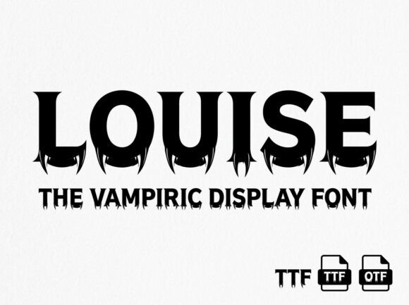 Louise: The Display Font That Gives Handmade Products a Voice