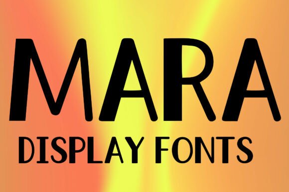 Mara: A Tall Display Font for Editorial Design