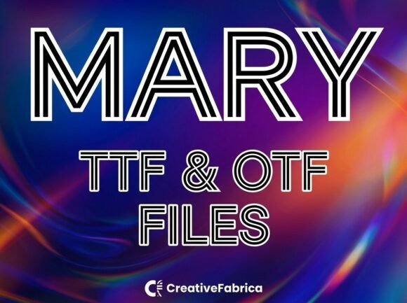 Mary: A Display Font That Makes Handmade Products Shine