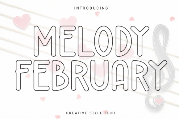 Melody February: A Handwritten Display Font with Editorial Warmth