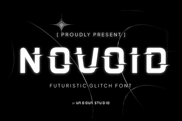 Novoid: A Futuristic Glitch Typeface for Scroll-Stopping Campaigns