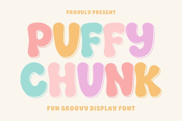 Puffy Chunk: A Playful Display Font That Brings Handmade Products to Life