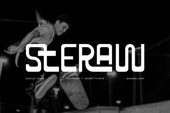 Steraw Typeface: A Raw Display Font for Product Makers
