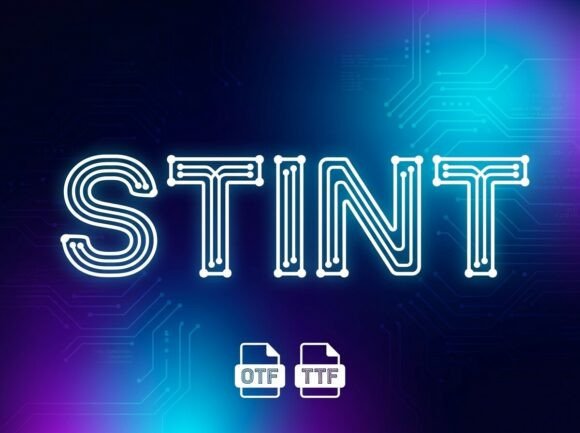 Stint: A Bold Display Font That Makes Your Handmade Goods Shine