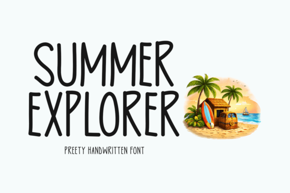 Summer Explorer: A Bold Handwritten Font for Campaign Creatives