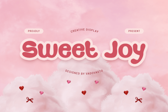 Sweet Joy: A Playful Bubble Display Font for Charming Brands