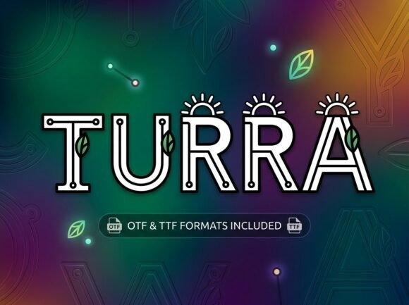 Turra: A Display Typeface That Grows With Your Brand