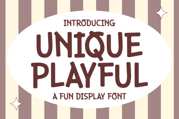 Unique Playful: A Display Font That Makes Handmade Labels Sing