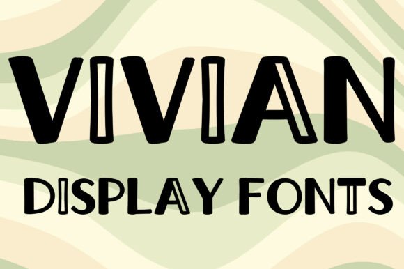 Vivian: A Playful Display Font for Bold Brand Identity Work